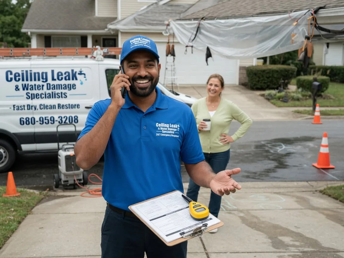 Ceiling Leak Cleanup Hazen, ND FAQs